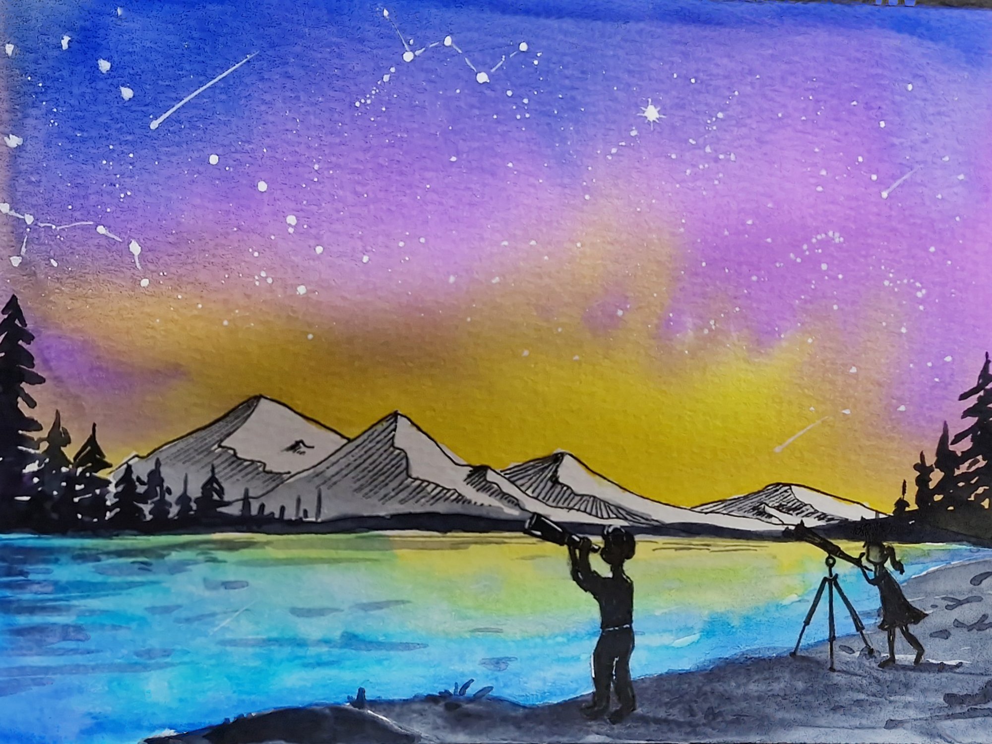 Celestial Navigation — artwork by Ayesa Kaur